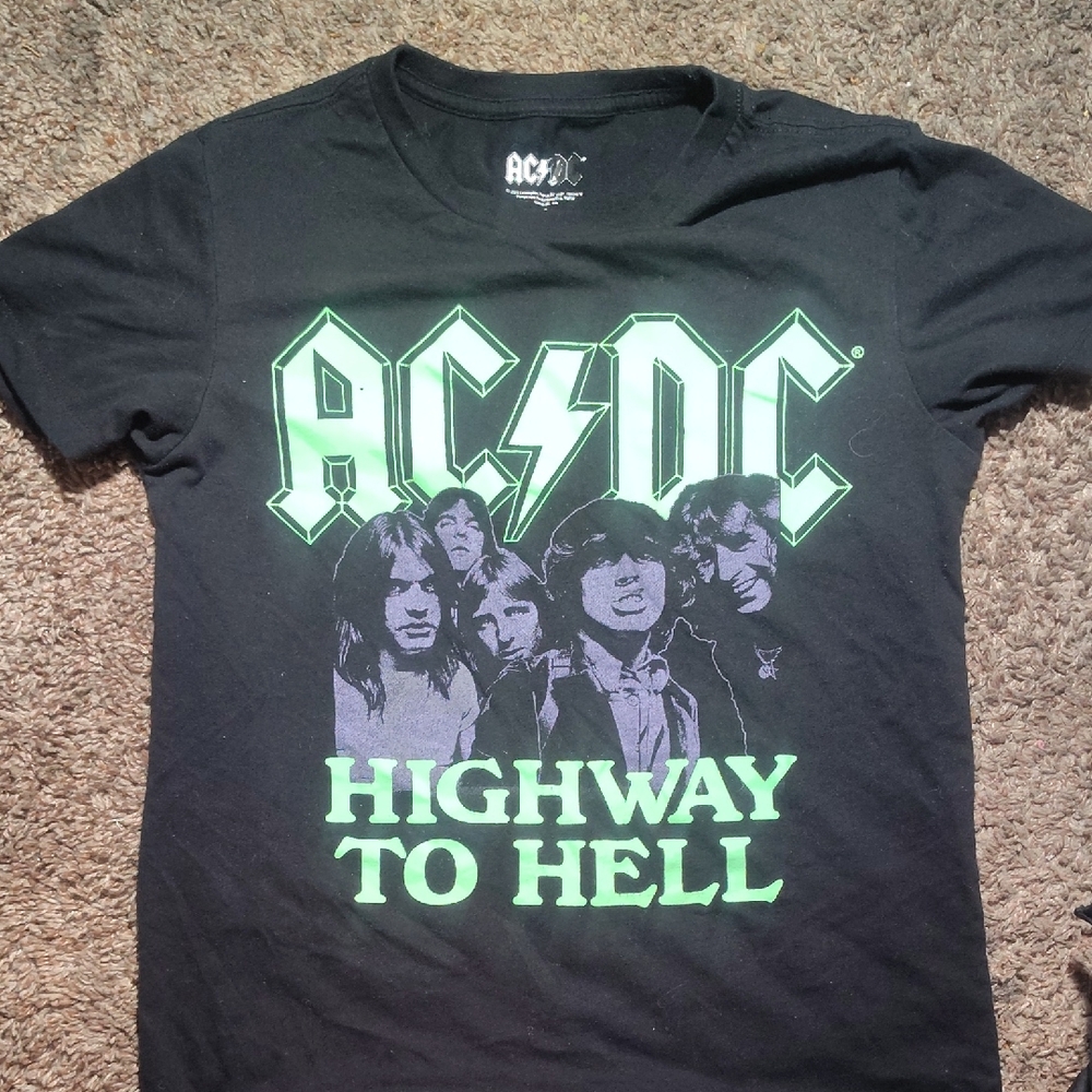 AC/DC Black Logo Tee
